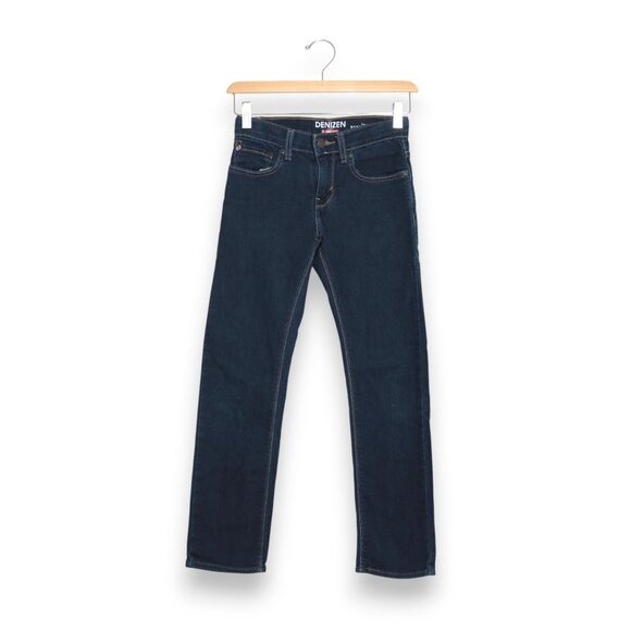 Boys Levi's 216 Dark Wash Skinny Fit Jeans Pants Size 10R - Picture 1 of 9